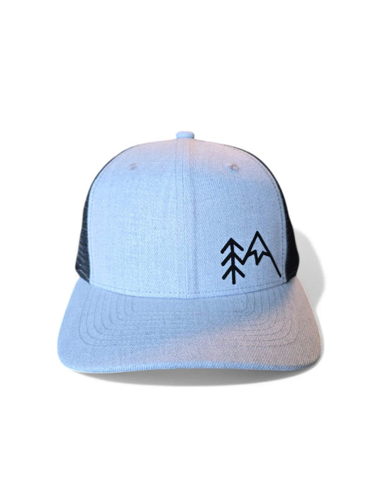Mountain Adventure Trucker Hat - Unisex Snapback Cap image 0