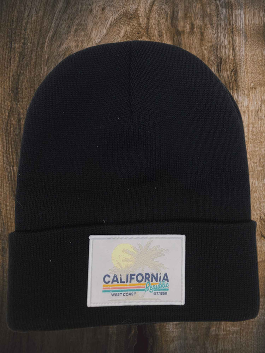 California Republic Beanie – West Coast Patch Hat
