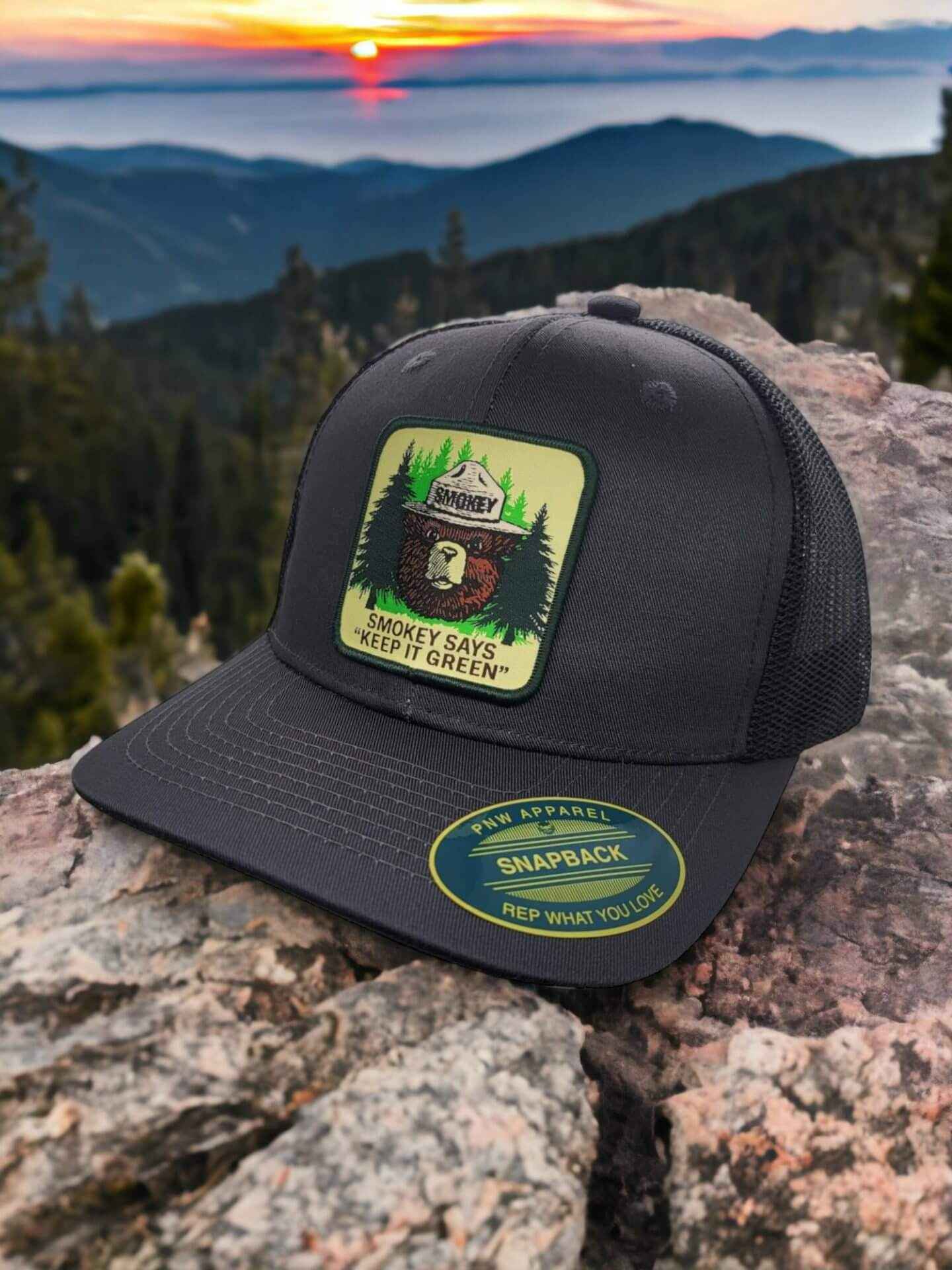 Smokey Bear Trucker Hat - Stylish and Durable Outdoor Hat