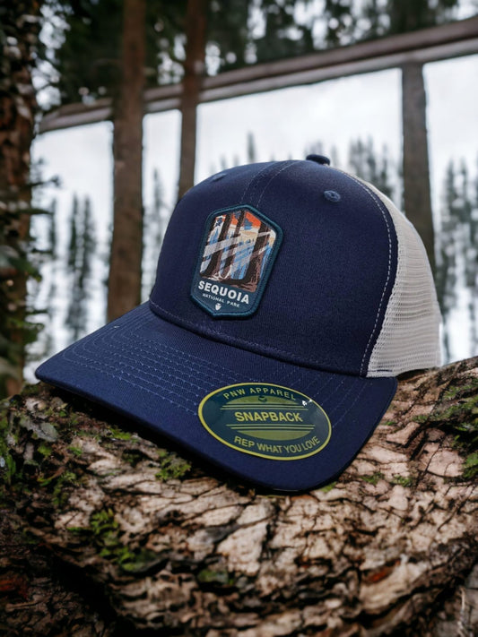 Sequoia Snapback Hat w/ National Park Woven Patch image 1