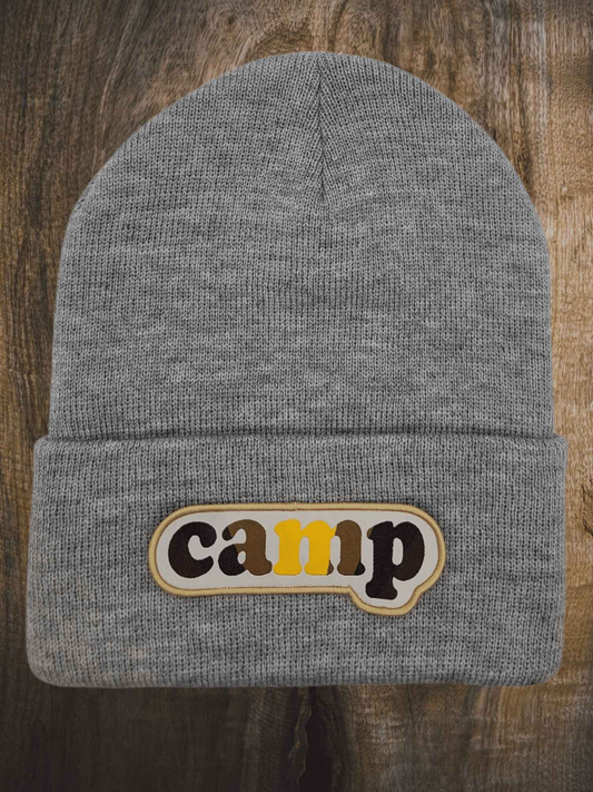 Retro “Camp” Beanie – Knit Hat