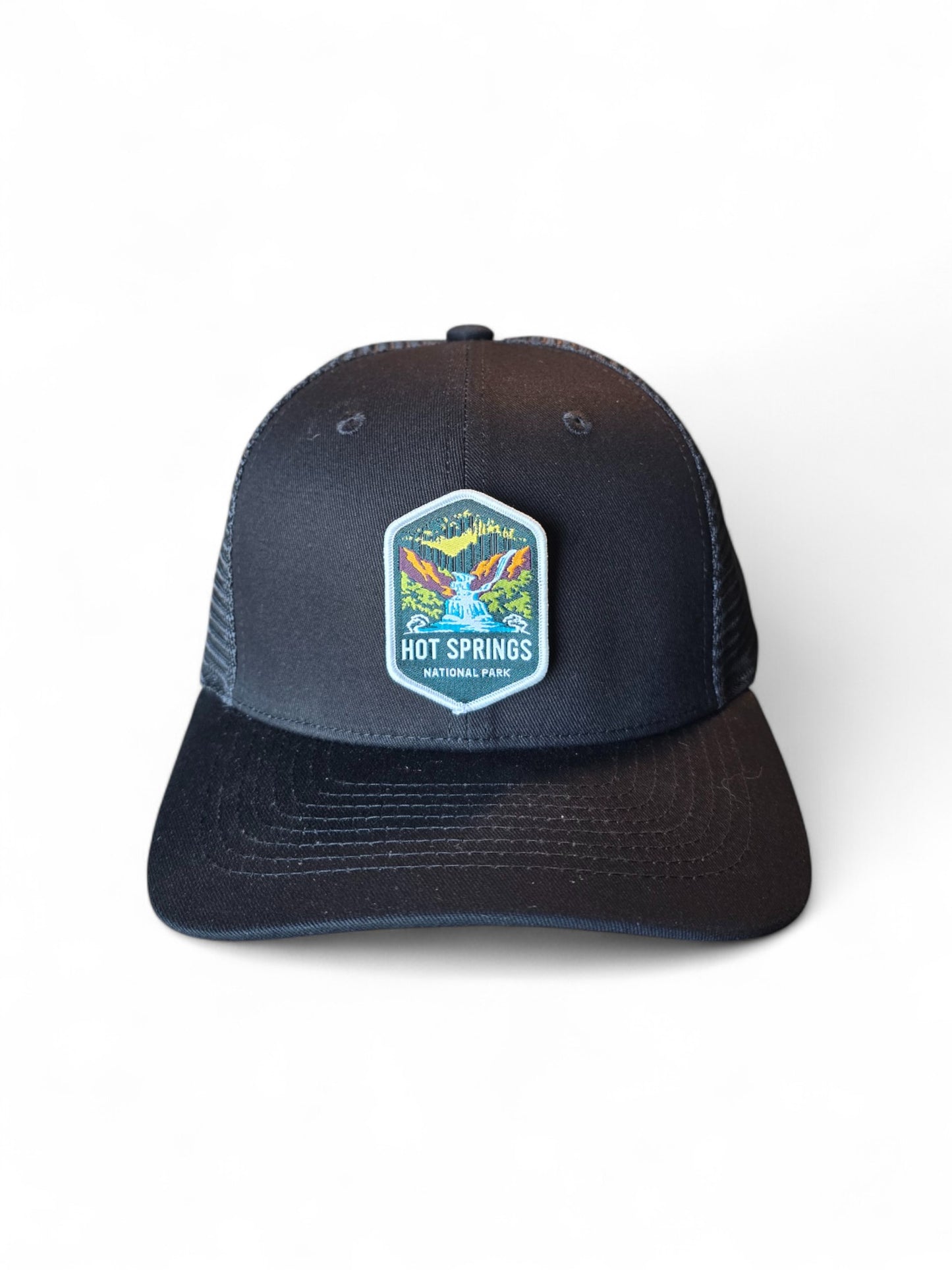 Hot Springs Trucker Hat with National Park Patch