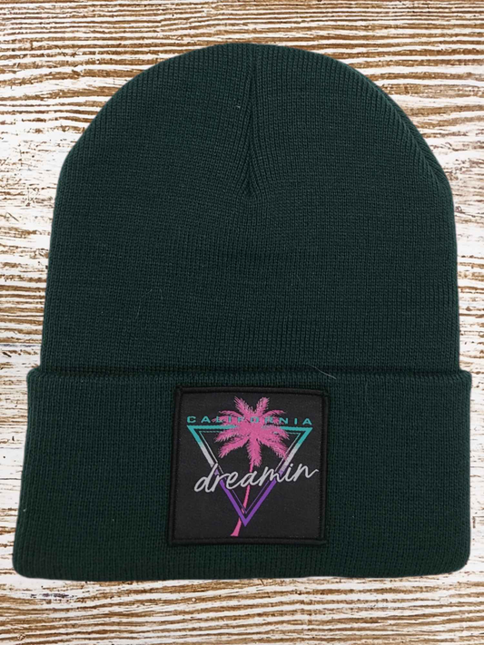 California Beanie – 90s Style Dreamin’ Patch Hat