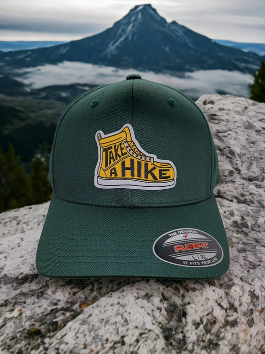 Flexfit Hiking Hat: 'Take a Hike' Outdoor Adventure Cap for Nature Enthusiasts image 1