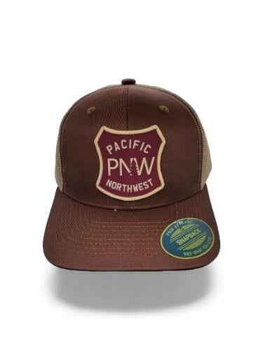 Pacific Northwest Trucker Hat with Iconic Tree in the PNW