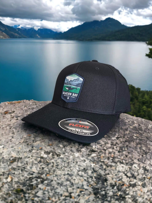Alaska Fitted Hat w/ Glacier Bay National Park Patch image 1