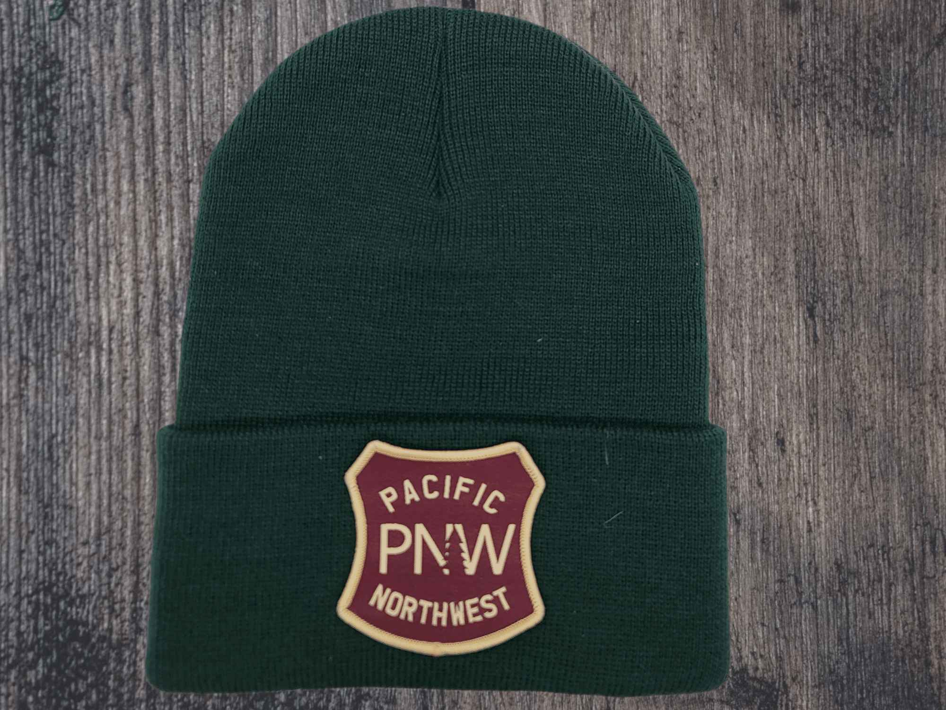 PNW Shield Patch Beanie