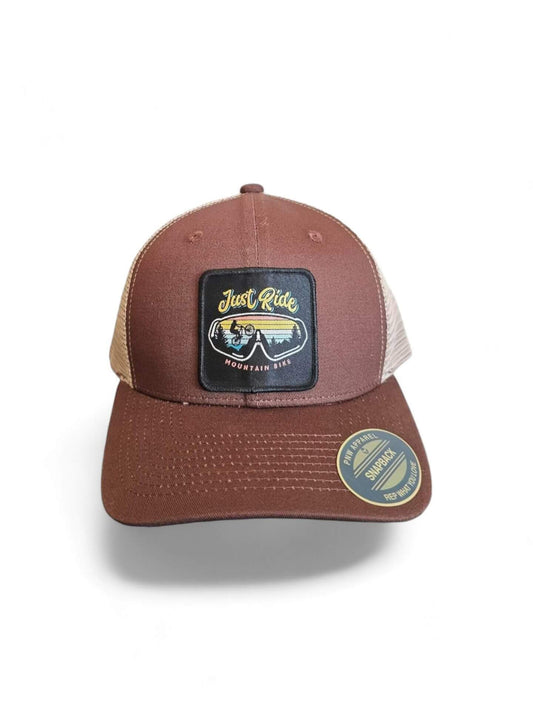 Mountain Biking Hat with Vintage Patch image 0