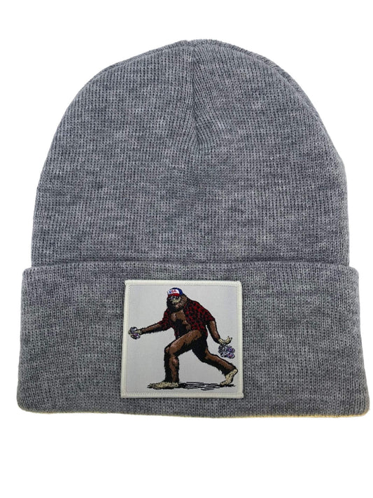 Sasquatch Beanie w/ Big Foot Patch image 0