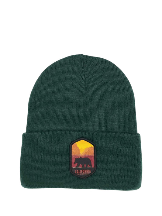 California Beanie with State Patch - Cozy Winter Headwear for Outdoor Adventures image 0