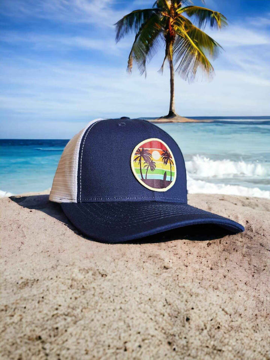 Vintage Beach Trucker Hat