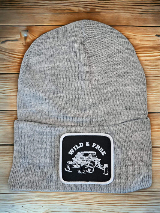 UTV Beanie with Wild and Free Patch image 1