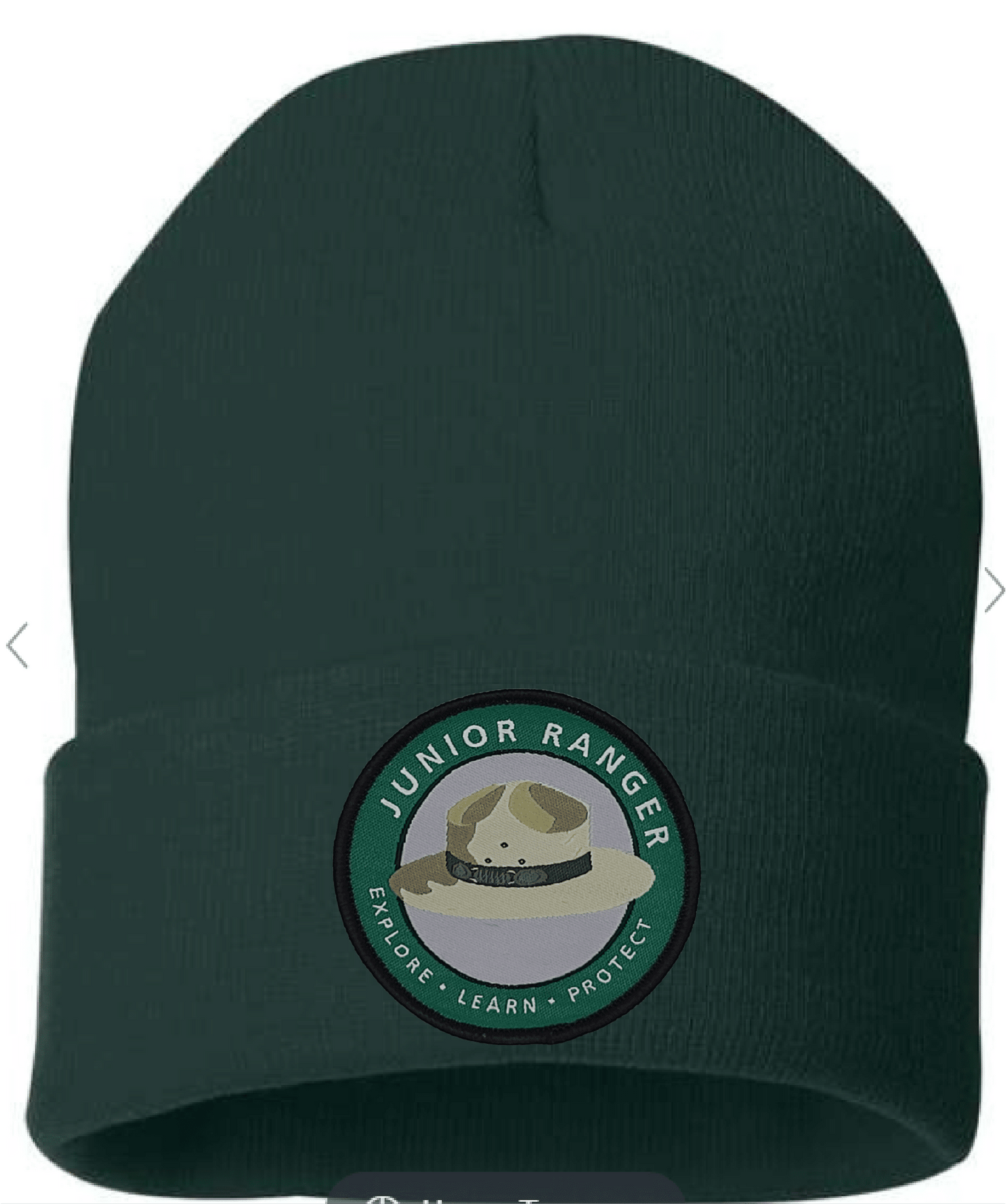 Children's Junior Ranger Adventure Beanie: Cozy Outdoor Hat for Young Nature Enthusiasts image 1