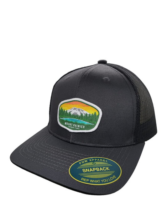 Mount Rainier Park Hat for Men - Snapback Style