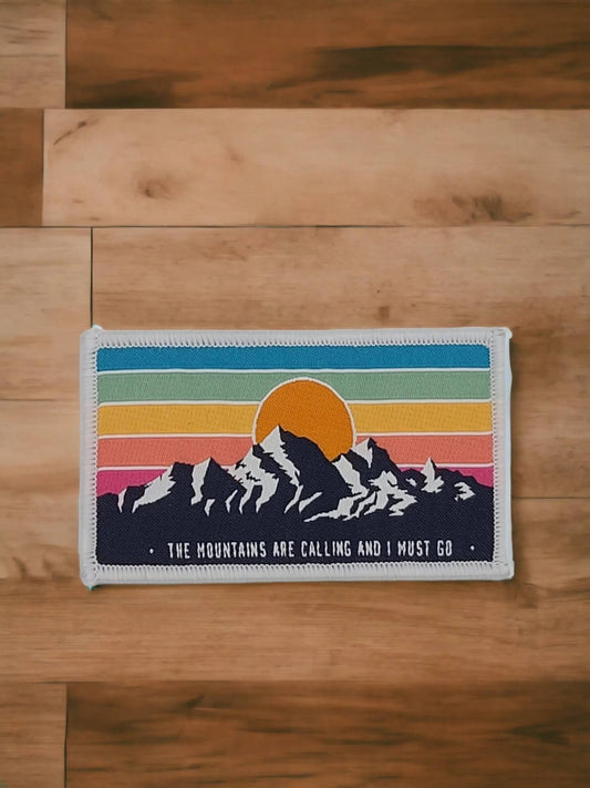 Mountains Are Calling Woven Patch image 1