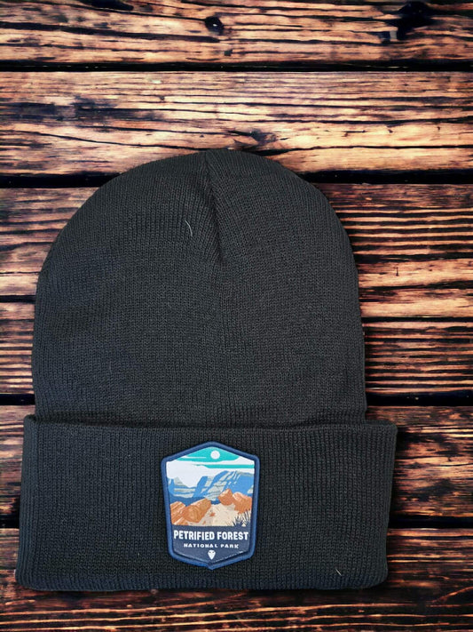 Petrified Forest Beanie with National Park Patch image 1