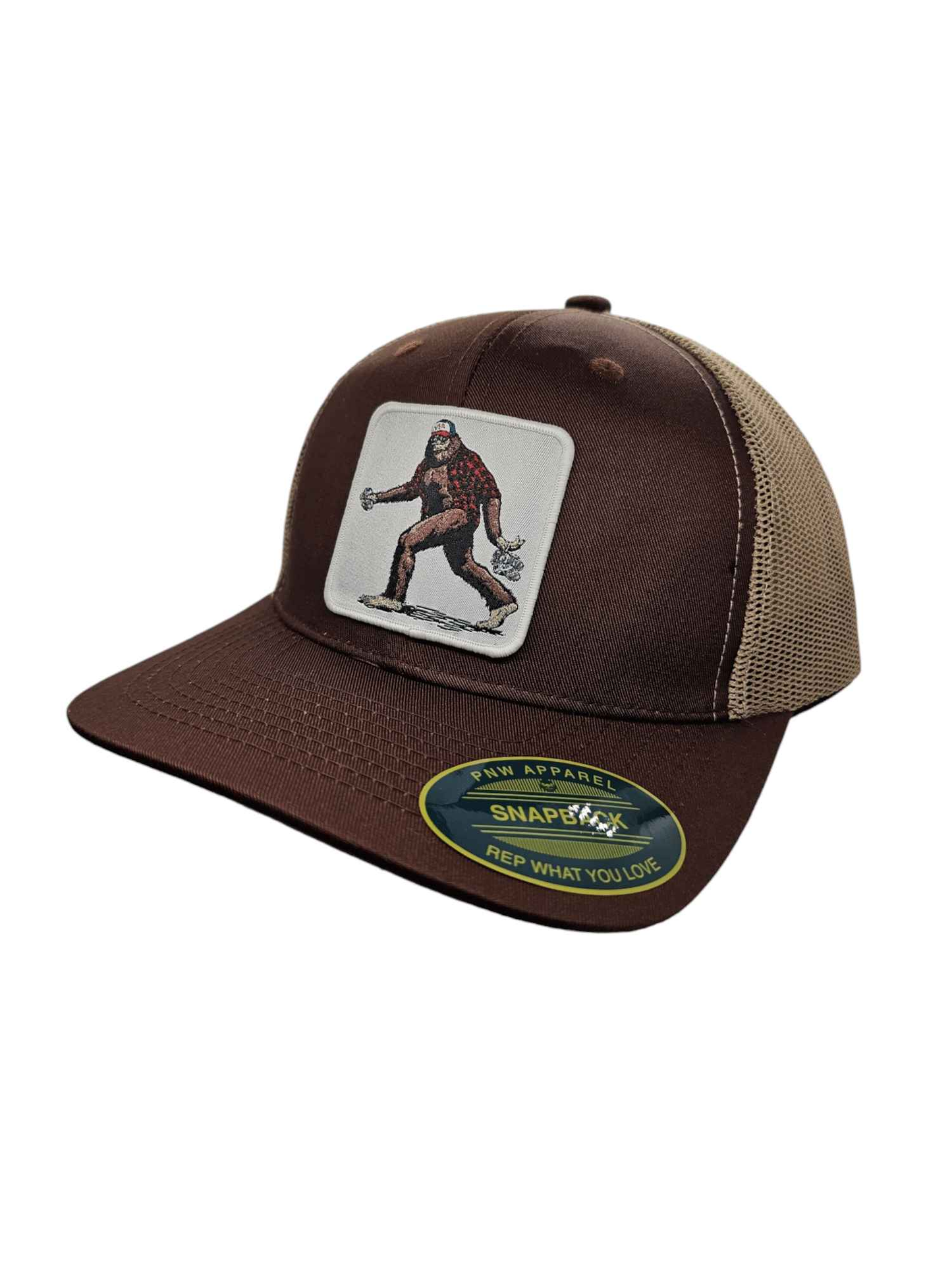 Sasquatch Trucker Hat - Stylish and Durable Headwear for Outdoor Adventures