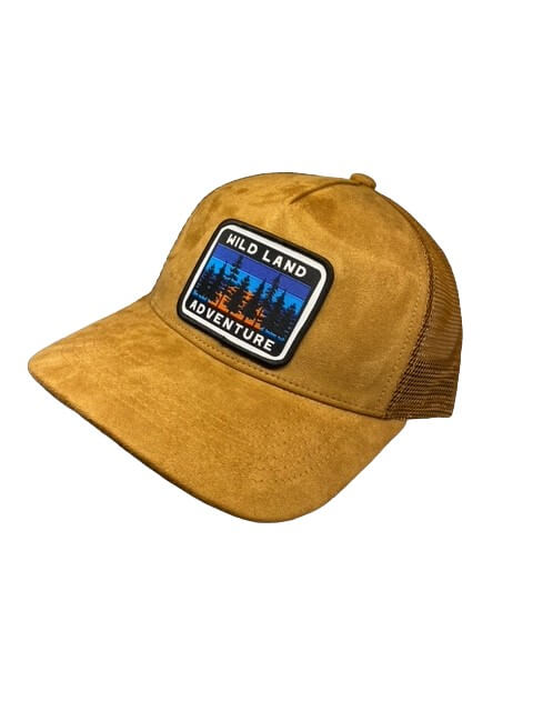 Wild Land Adventure Hat | Suede Trucker Cap for Explorers image 2