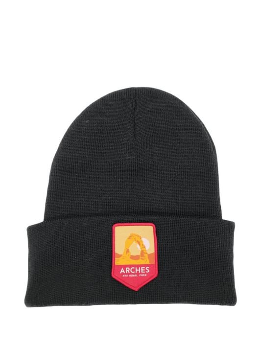 Cozy Outdoor Adventure Beanie for Arches National Park Hiking, Camping & Travel Souvenir image 0