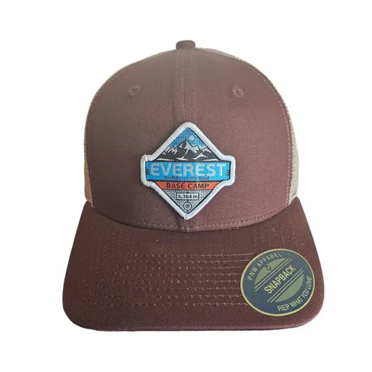 Everest Patch Trucker Hat | Men's Adjustable Snapback Cap