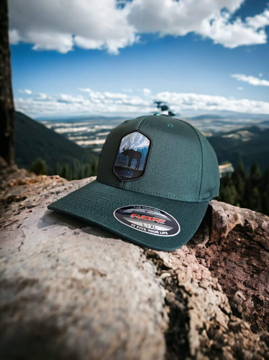 Alaska Fitted Hat w/ Last Frontier Patch image 1