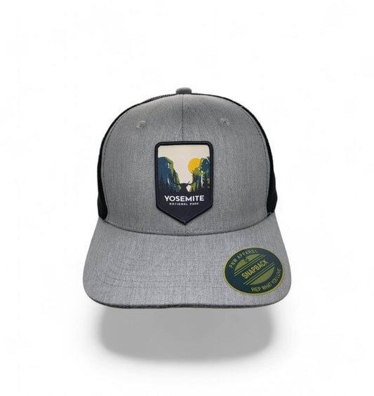 Yosemite Trucker Hat with Patch for National Park Lovers image 0