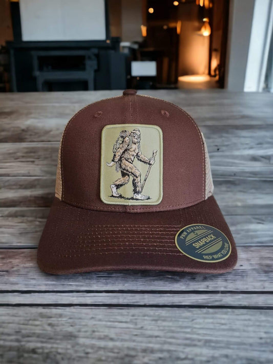 Sasquatch Snapback Trucker Hat for Hiking and Gifts image 1