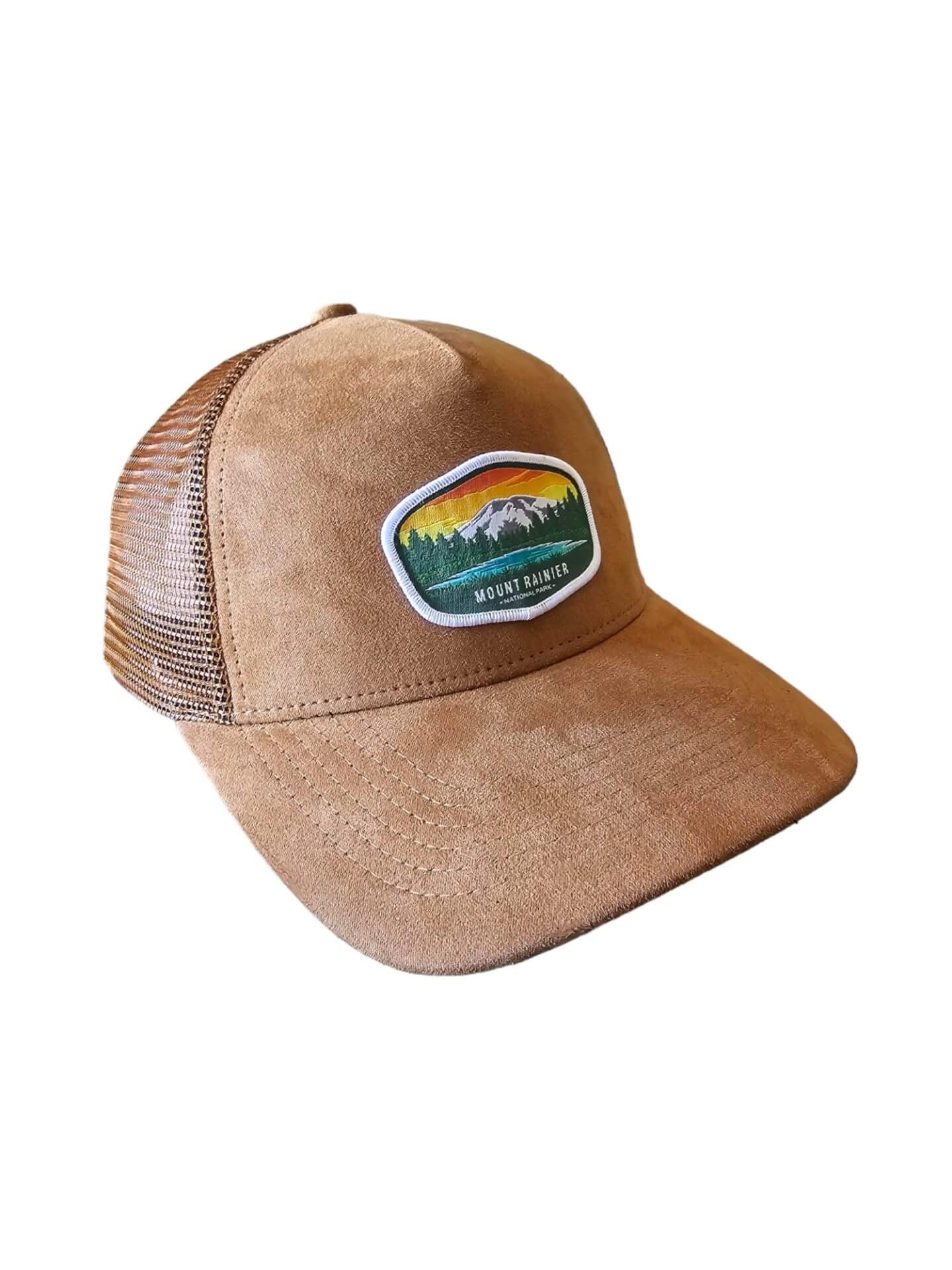 Mount Rainier National Park Hat 5-Panel Trucker Hat image 2