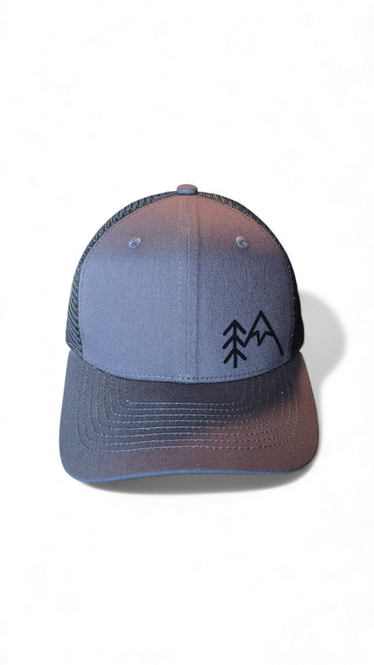 Mountiann Adventure Trucker Hat - Unisex Snapback Cap