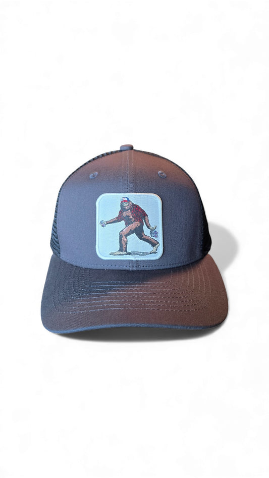 Sasquatch Trucker Hat - Stylish and Durable Headwear for Outdoor Adventures