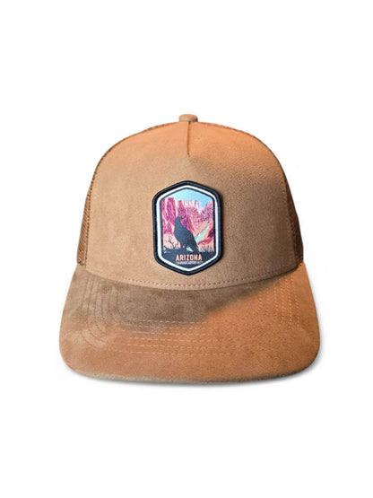 State Collection 5-Panel Trucker Hat – Suede with Snapback - Arizona image