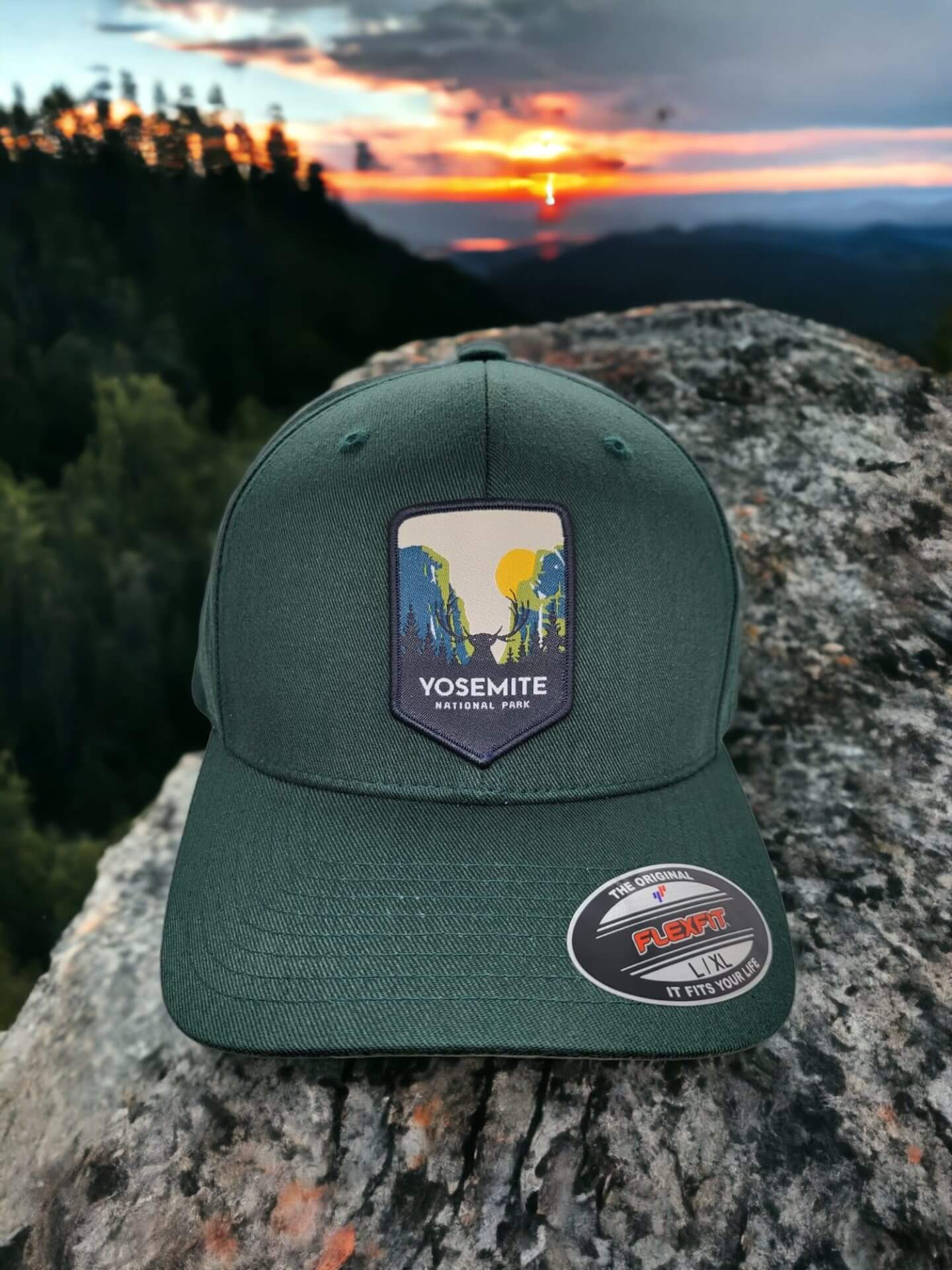 Yosemite National Park Fitted Hat image 1