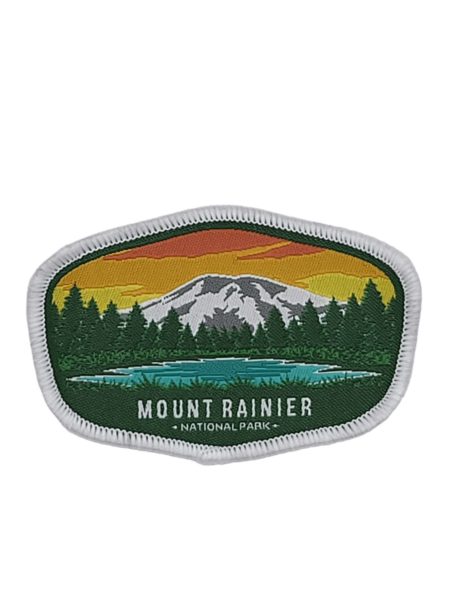 Mount Rainier National Park Woven Patch image 0