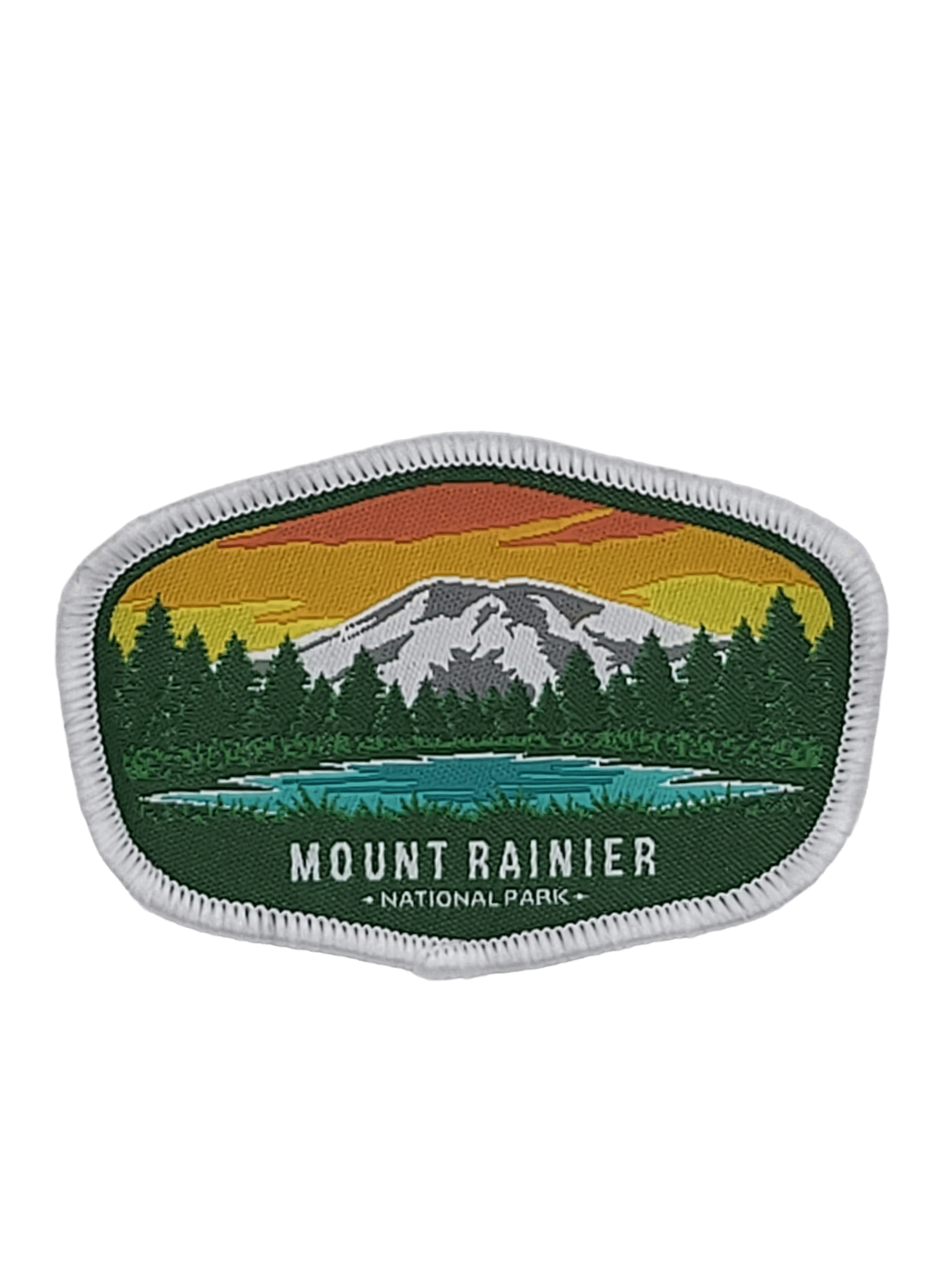 Mount Rainier National Park Woven Patch image 0