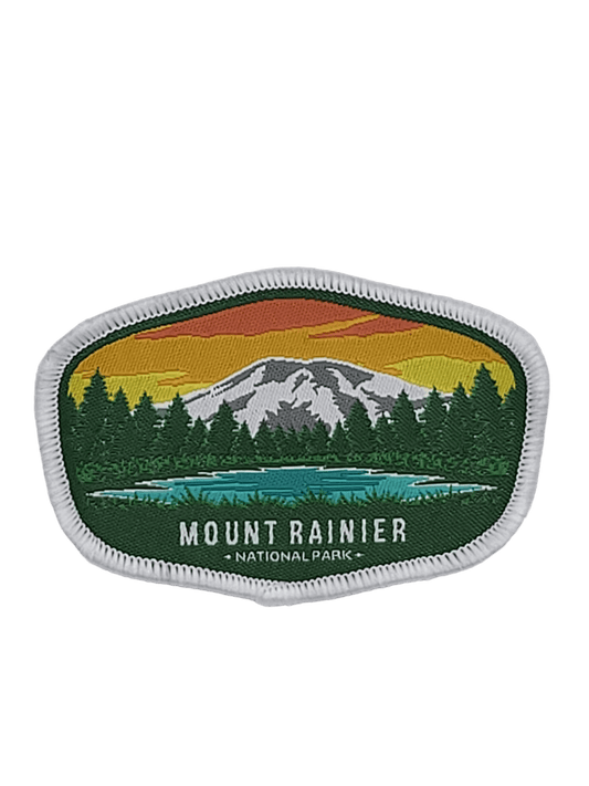 Mount Rainier National Park Woven Patch image 0