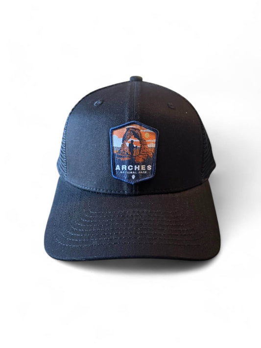 Stylish Outdoor Cap with Arches National Park Design for Men image 0