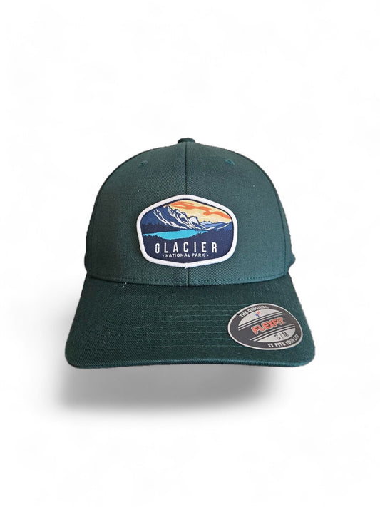 Glacier National Park Fitted Hat image 1
