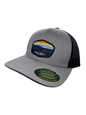 Great Smoky Mountains Trucker Hat - Heather Grey on Black image
