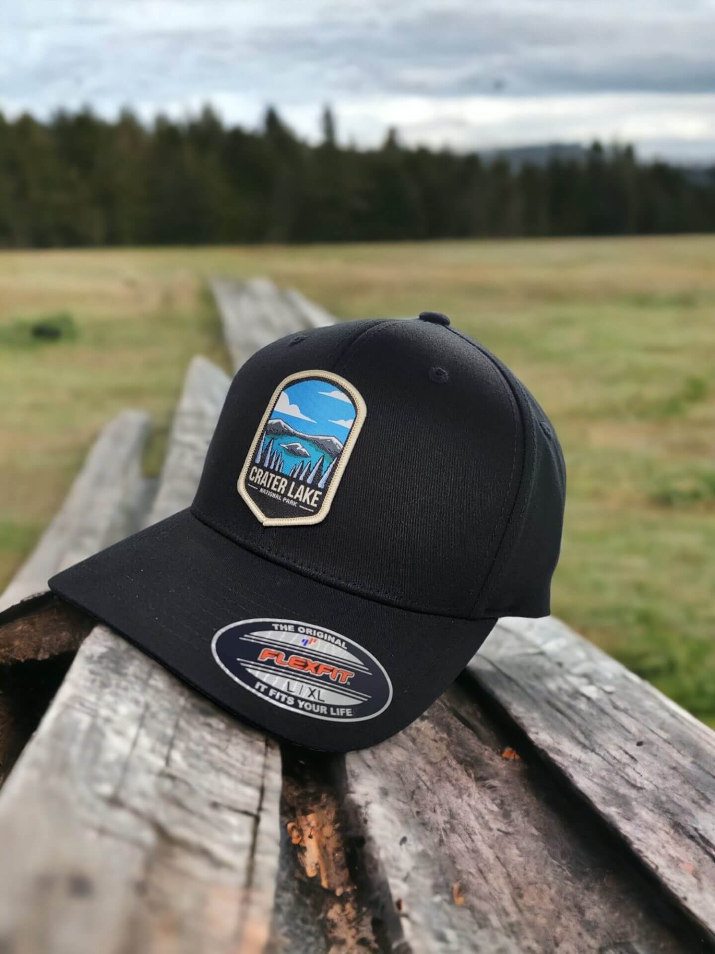 Crater Lake Fitted Hat image 1