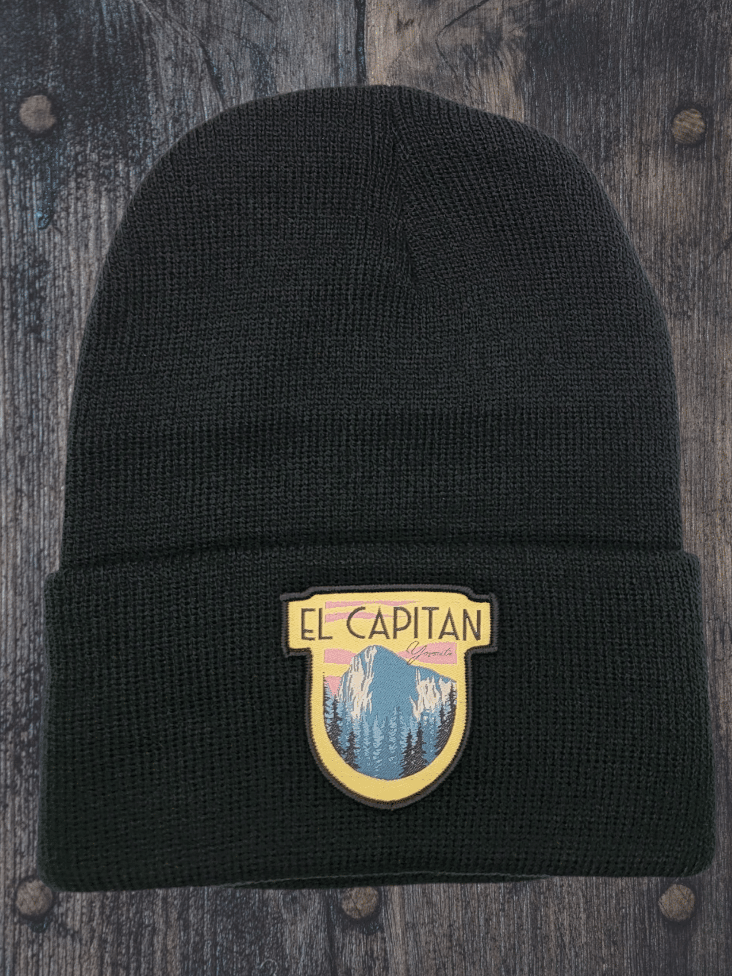 El Capitan Yosemite Beanie - Black image