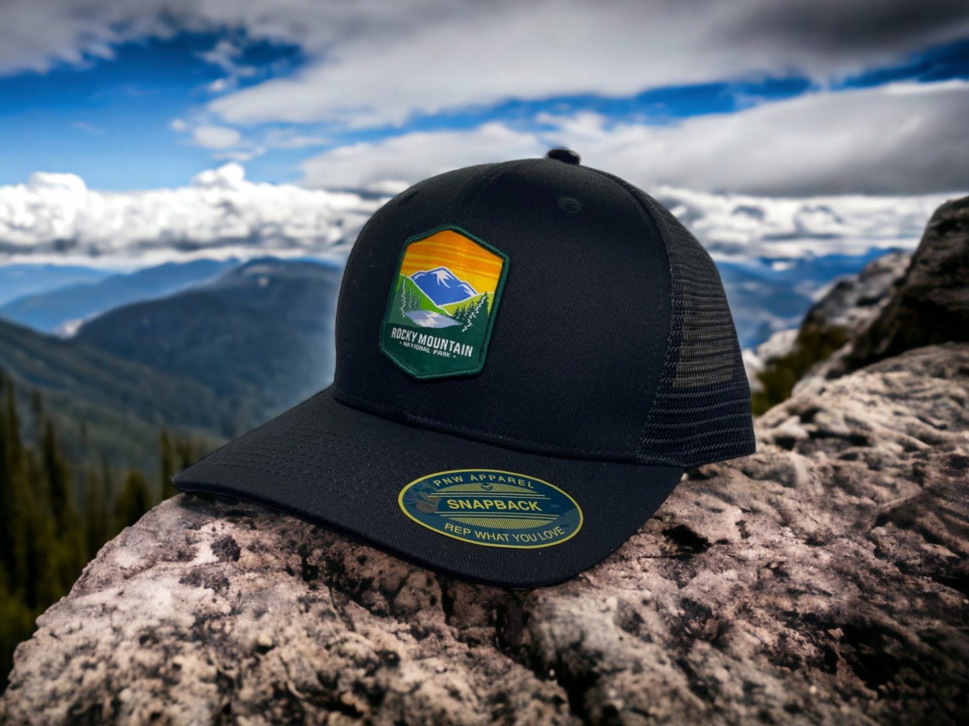 Rocky Mountain National Park Snapback Hat image 3