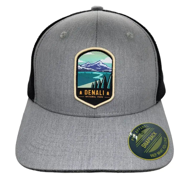 Denali Snapback Hat - Adjustable Fit, Unisex Outdoor Cap