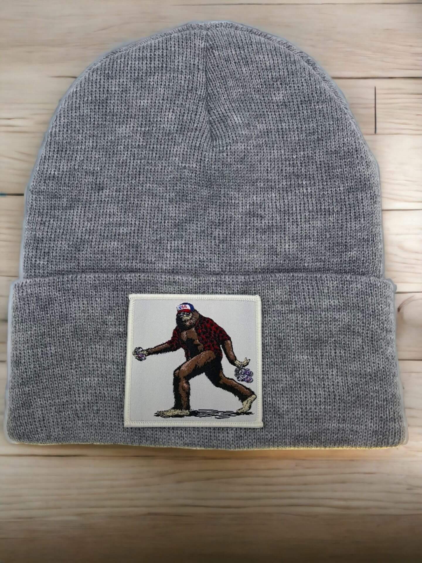Sasquatch Beanie w/ Big Foot Patch image 3