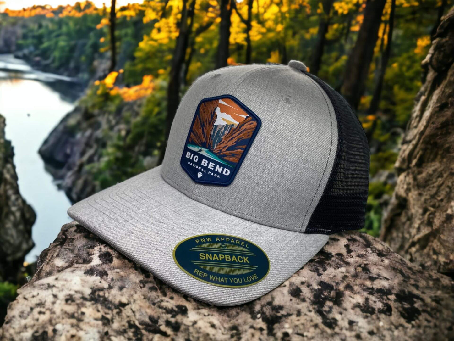Big Bend Snapback Hat National Park Trucker Gifts Patch image 2