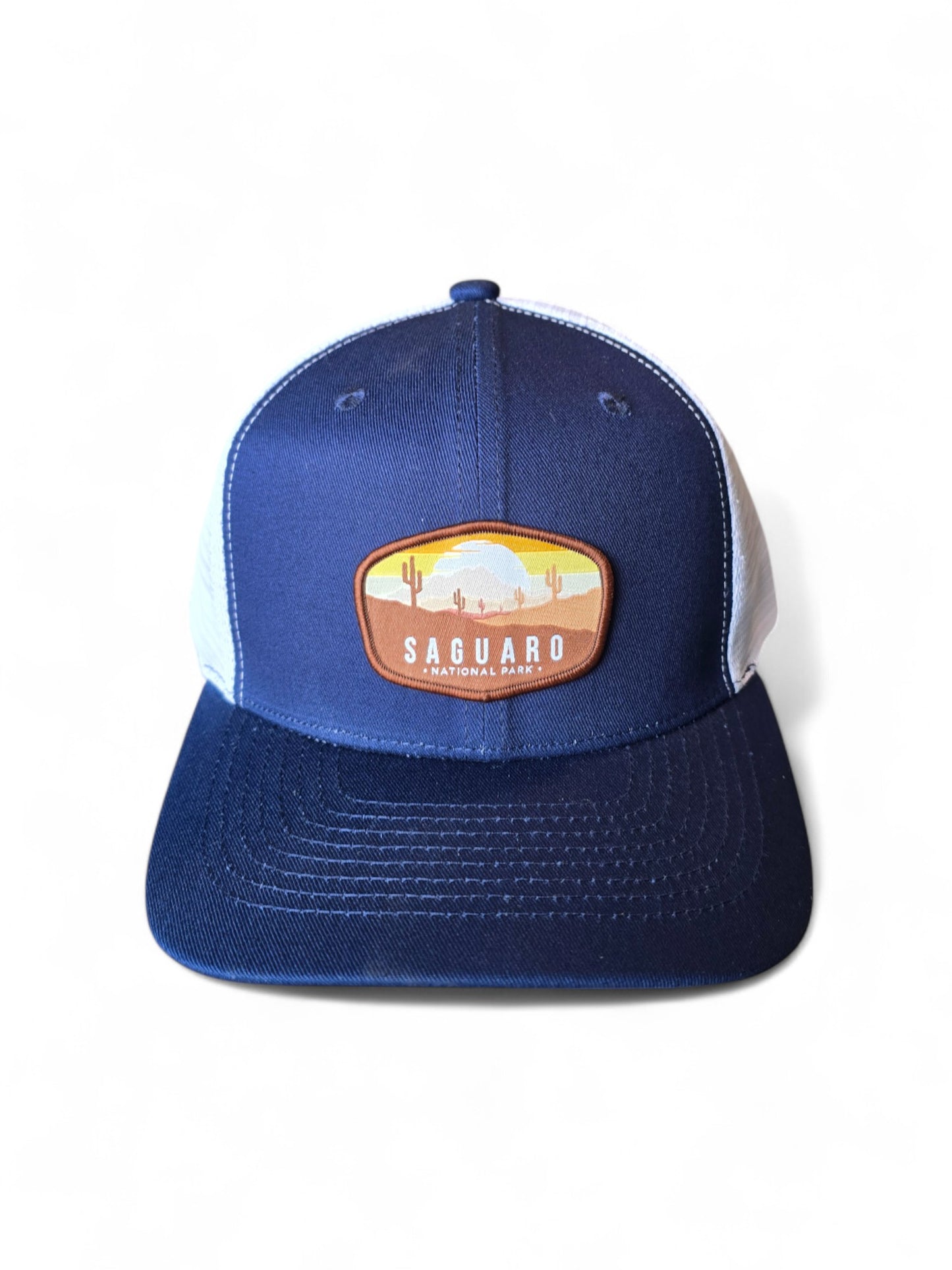 Saguaro Trucker Hat with National Park Patch