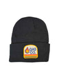 Vintage Gas Co. Beanie – Black Knit Cuffed Hat
