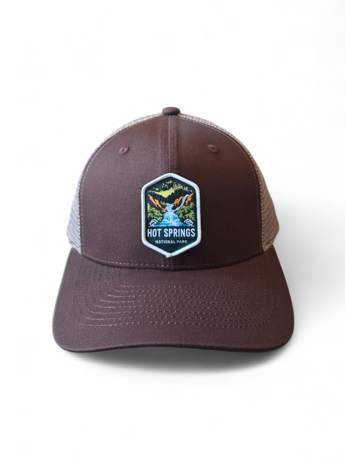 Hot Springs Trucker Hat with National Park Patch