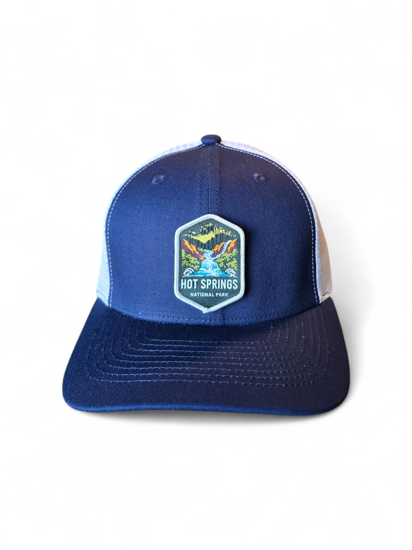 Hot Springs Trucker Hat with National Park Patch