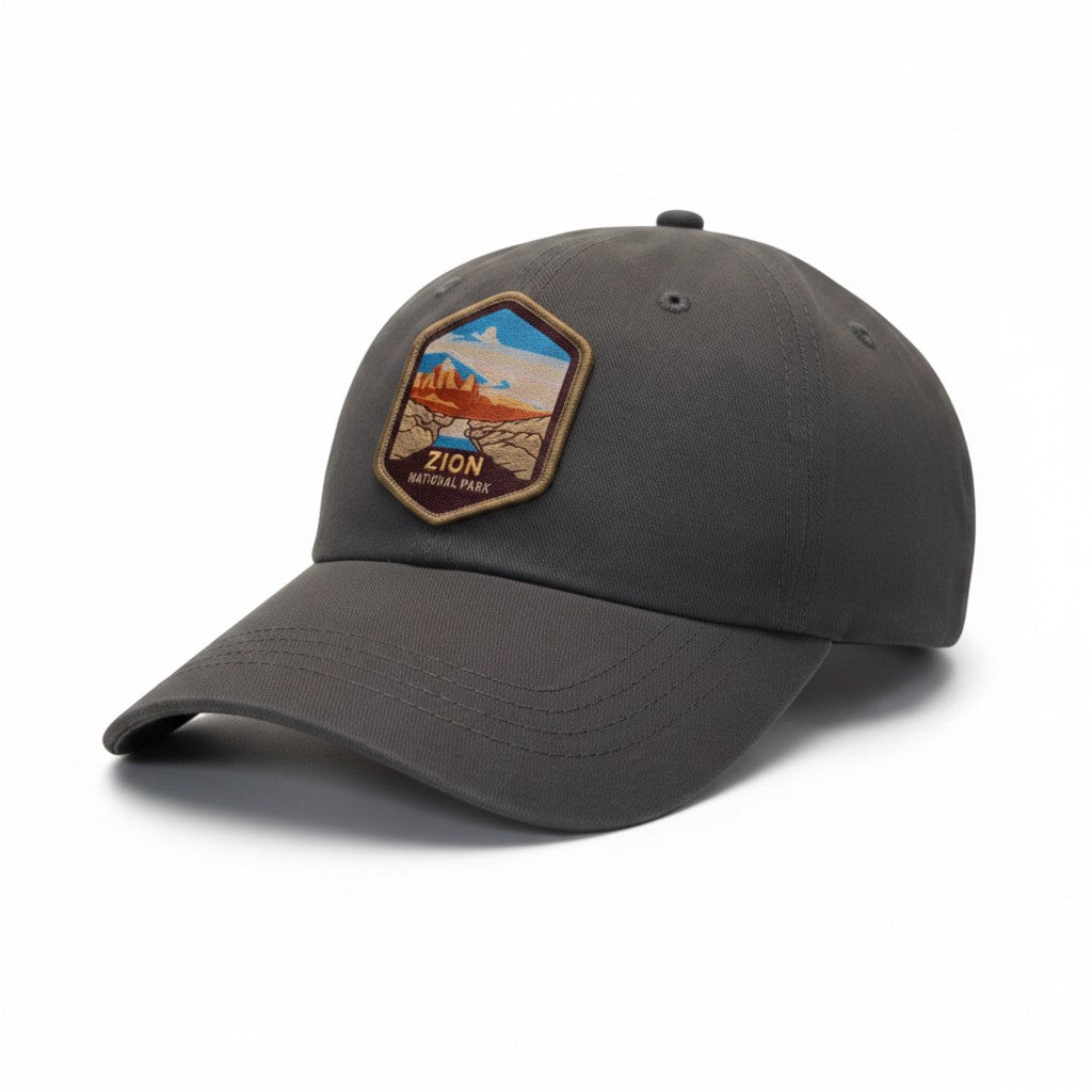 Zion National Park Embroidered Baseball Hat - Utah Souvenir