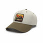 Vintage Mountain Sunset Two-Tone Patch Hat